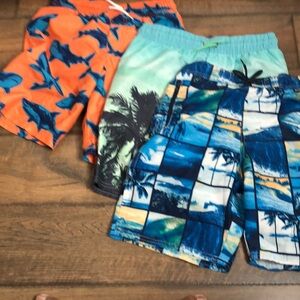 3 pairs of Boys Swimming Trunks Boys Size 10